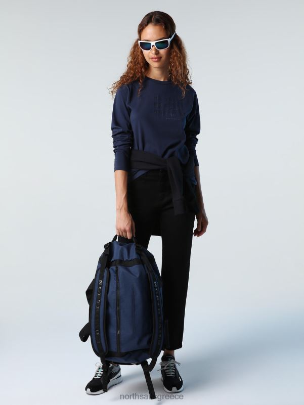 γρ North Sails γυναίκες μπλουζάκι με εμπριμέ γράμματα σύνθετο 1 NZP81414 είδη ένδυσης