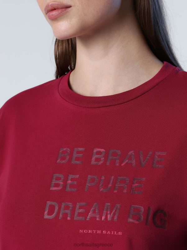 γρ North Sails γυναίκες μπλουζάκι με εμπριμέ γράμματα σύνθετο 3 NZP81415 είδη ένδυσης