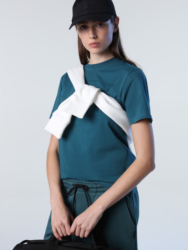 γρ North Sails γυναίκες μπλουζάκι με εμπριμέ γράμματα Μεσόγειος NZP81400 είδη ένδυσης