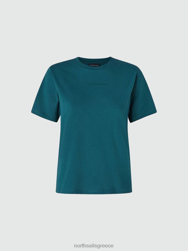 γρ North Sails γυναίκες μπλουζάκι με εμπριμέ γράμματα Μεσόγειος NZP81400 είδη ένδυσης