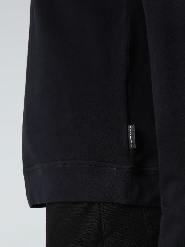 γρ North Sails γυναίκες μπλουζάκι με ρεγκλάν μανίκια μαύρος NZP81413 είδη ένδυσης