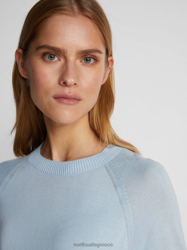γρ North Sails γυναίκες φανέλα μπλουζάκι δροσερό μπλε NZP81459 είδη ένδυσης
