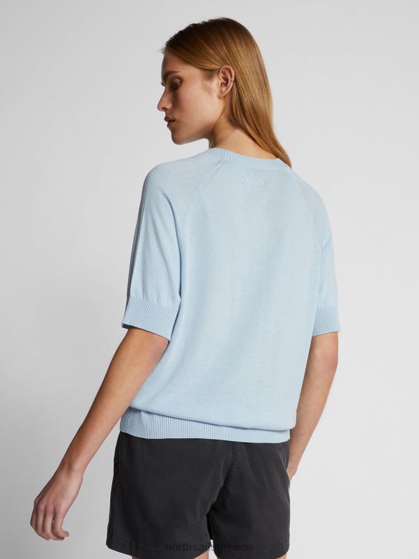 γρ North Sails γυναίκες φανέλα μπλουζάκι δροσερό μπλε NZP81459 είδη ένδυσης