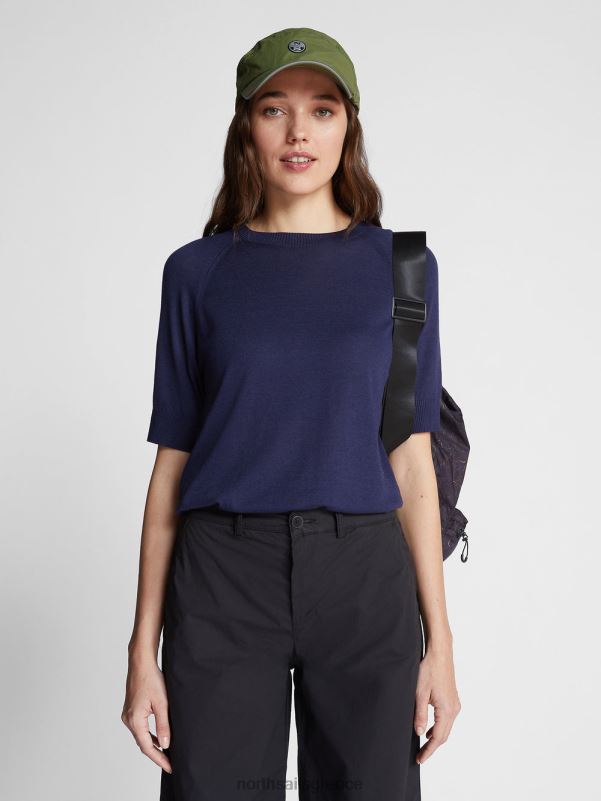 γρ North Sails γυναίκες φανέλα μπλουζάκι μεσάνυχτα μπλε NZP81460 είδη ένδυσης