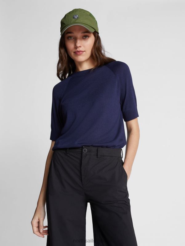 γρ North Sails γυναίκες φανέλα μπλουζάκι μεσάνυχτα μπλε NZP81460 είδη ένδυσης