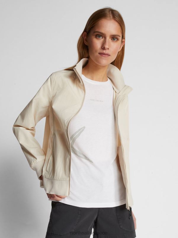 γρ North Sails γυναίκες δωρεάν το μπλουζάκι της θάλασσας άσπρο NZP81467 είδη ένδυσης