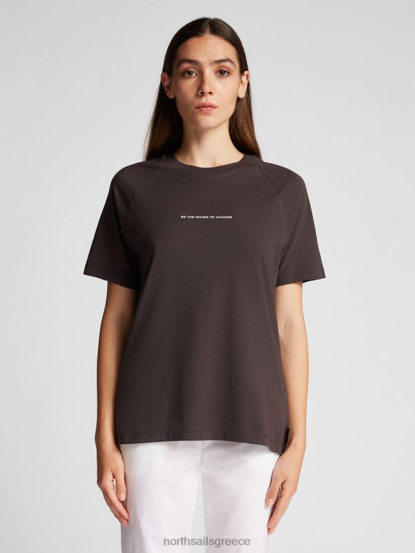 γρ North Sails γυναίκες μπλουζάκι από βαμβάκι και μπαμπού φάντασμα NZP81472 είδη ένδυσης