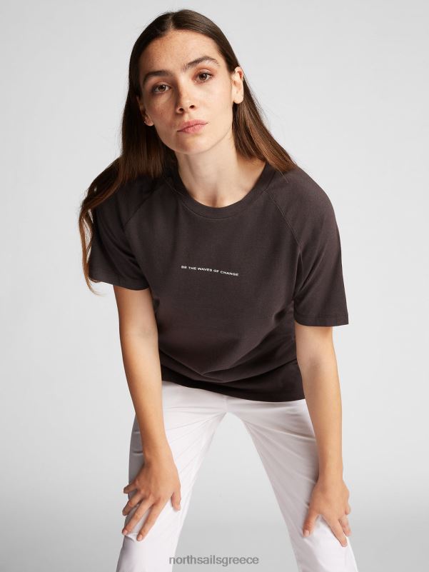 γρ North Sails γυναίκες μπλουζάκι από βαμβάκι και μπαμπού φάντασμα NZP81472 είδη ένδυσης