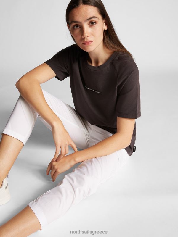 γρ North Sails γυναίκες μπλουζάκι από βαμβάκι και μπαμπού φάντασμα NZP81472 είδη ένδυσης