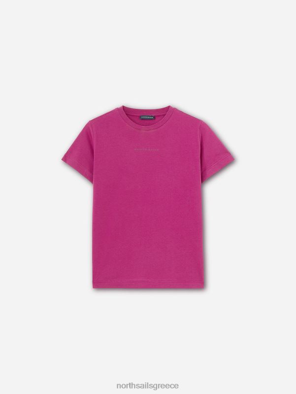 γρ North Sails γυναίκες μπλουζάκι με γράμματα ορχιδέα NZP81494 είδη ένδυσης