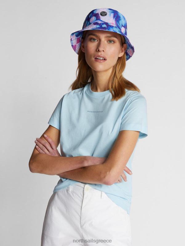 γρ North Sails γυναίκες μπλουζάκι με γράμματα δροσερό μπλε NZP81495 είδη ένδυσης