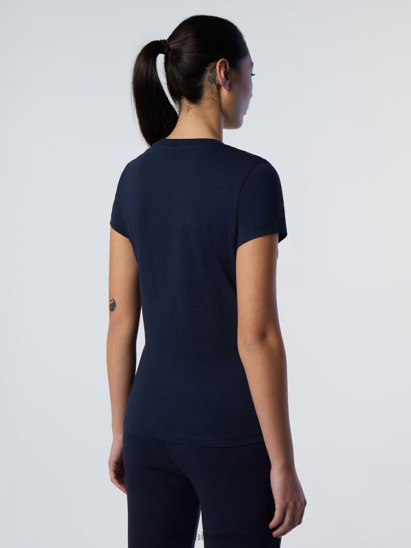 γρ North Sails γυναίκες μπλουζάκι με κέντημα ναυτικό μπλε NZP8560 είδη ένδυσης