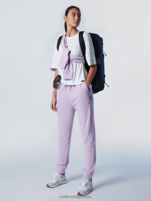 γρ North Sails γυναίκες μπλούζα με πεσμένο ώμο άσπρο NZP8592 είδη ένδυσης