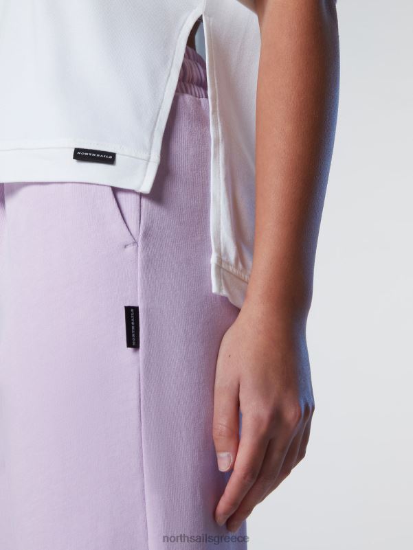 γρ North Sails γυναίκες μπλούζα με πεσμένο ώμο άσπρο NZP8592 είδη ένδυσης