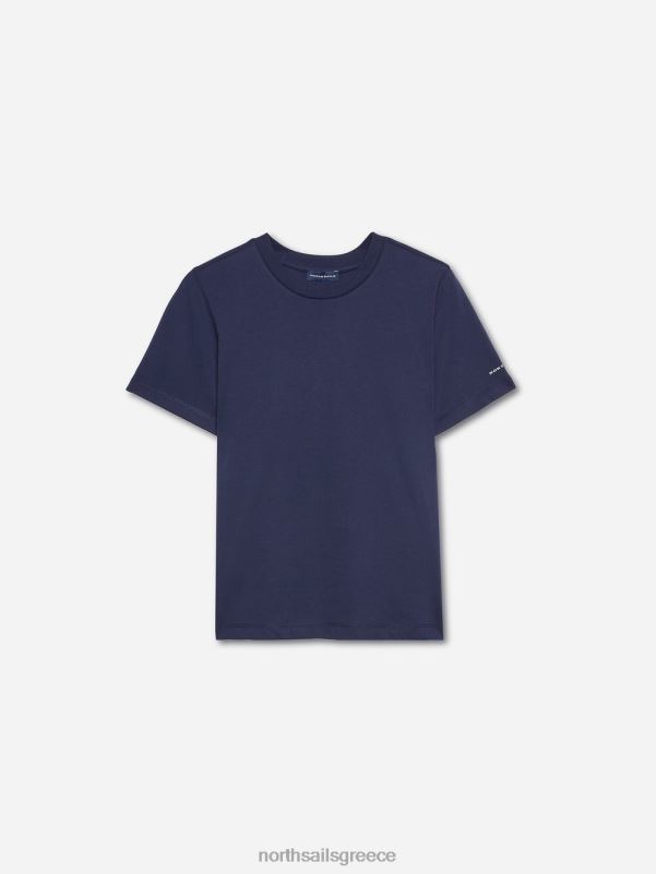 γρ North Sails γυναίκες T-shirt από οργανικό βαμβάκι ναυτικό μπλε NZP81548 είδη ένδυσης