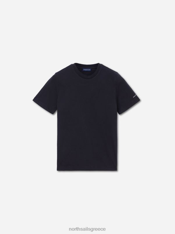 γρ North Sails γυναίκες T-shirt από οργανικό βαμβάκι μαύρος NZP81549 είδη ένδυσης