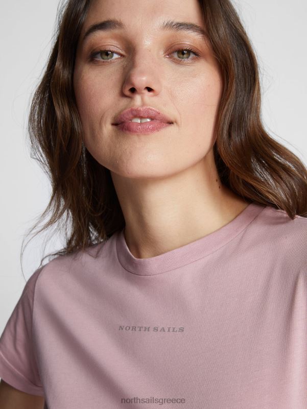 γρ North Sails γυναίκες μπλουζάκι με γράμματα woodrose NZP81492 είδη ένδυσης