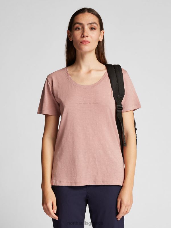 γρ North Sails γυναίκες βιολογικό μπλουζάκι ζέρσεϊ woodrose NZP81535 είδη ένδυσης