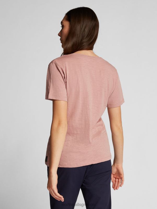 γρ North Sails γυναίκες βιολογικό μπλουζάκι ζέρσεϊ woodrose NZP81535 είδη ένδυσης