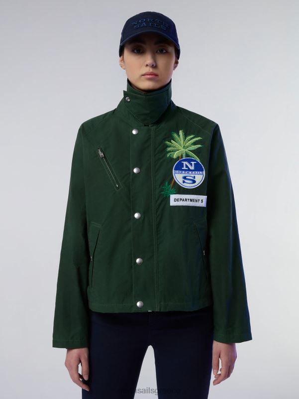 γρ North Sails γυναίκες τμήμα πέντε ναύτης πράσινο του δάσους NZP8526 είδη ένδυσης