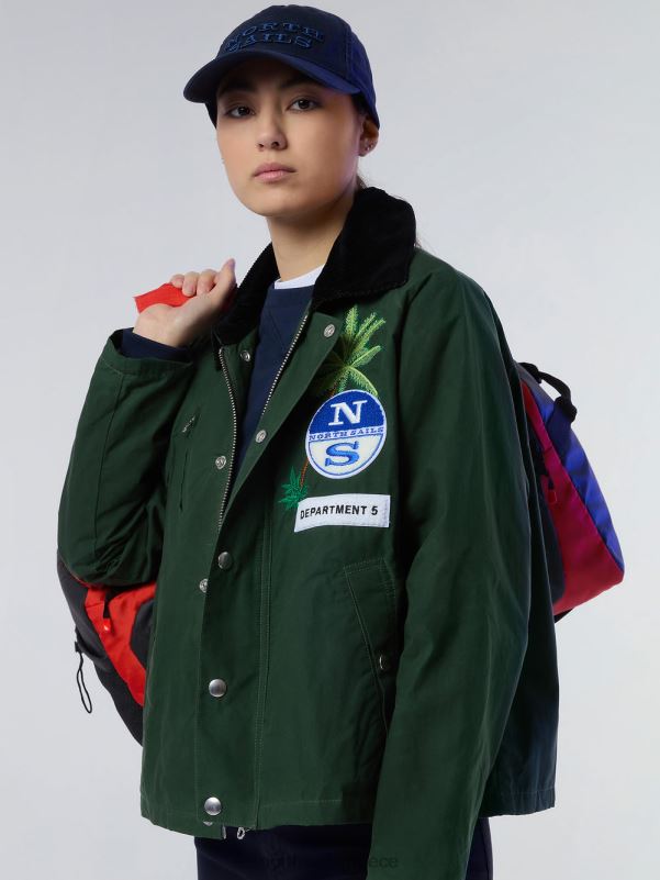 γρ North Sails γυναίκες τμήμα πέντε ναύτης πράσινο του δάσους NZP8526 είδη ένδυσης