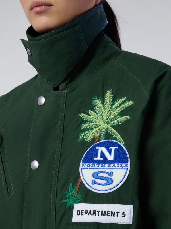 γρ North Sails γυναίκες τμήμα πέντε ναύτης πράσινο του δάσους NZP8526 είδη ένδυσης