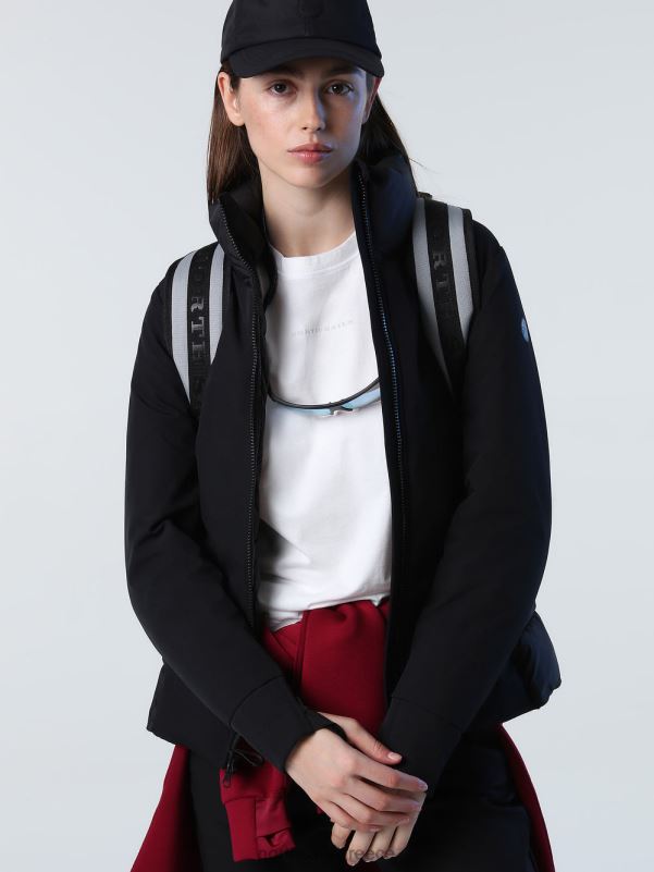 γρ North Sails γυναίκες κοντό μπουφάν barents μαύρος NZP81368 είδη ένδυσης