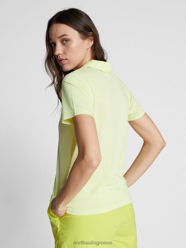 γρ North Sails γυναίκες μπλουζάκι πόλο με κέλυφος στρειδιών ελαφρύ θείο NZP81528 είδη ένδυσης