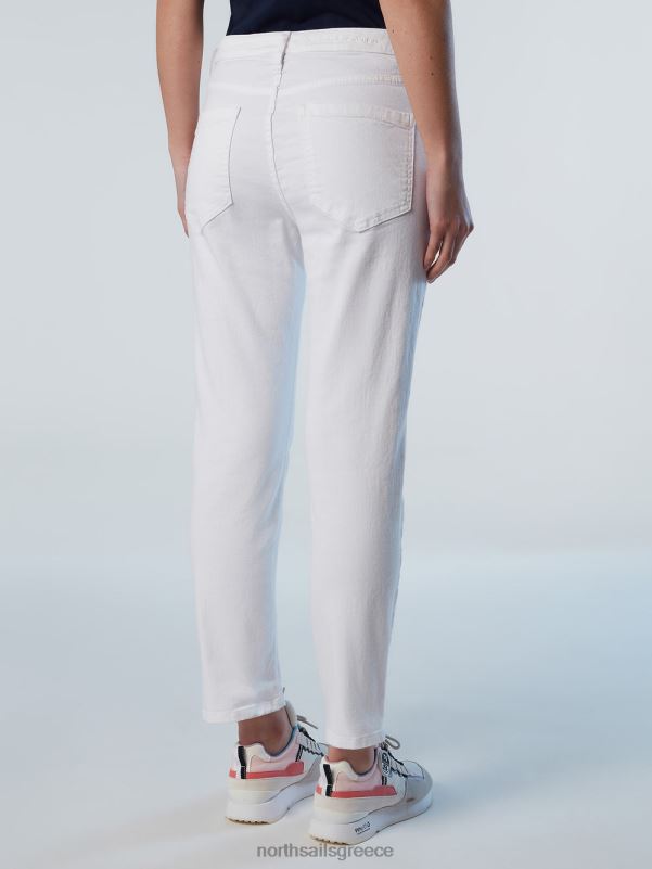 γρ North Sails γυναίκες τζιν τζιν από οργανικό βαμβάκι άσπρο NZP8606 είδη ένδυσης