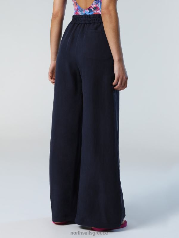 γρ North Sails γυναίκες λινό και τένσελ παντελόνι ναυτικό μπλε NZP8609 είδη ένδυσης