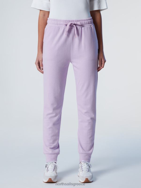 γρ North Sails γυναίκες φούτερ από οργανικό βαμβάκι λιλά άνθιση NZP8611 είδη ένδυσης