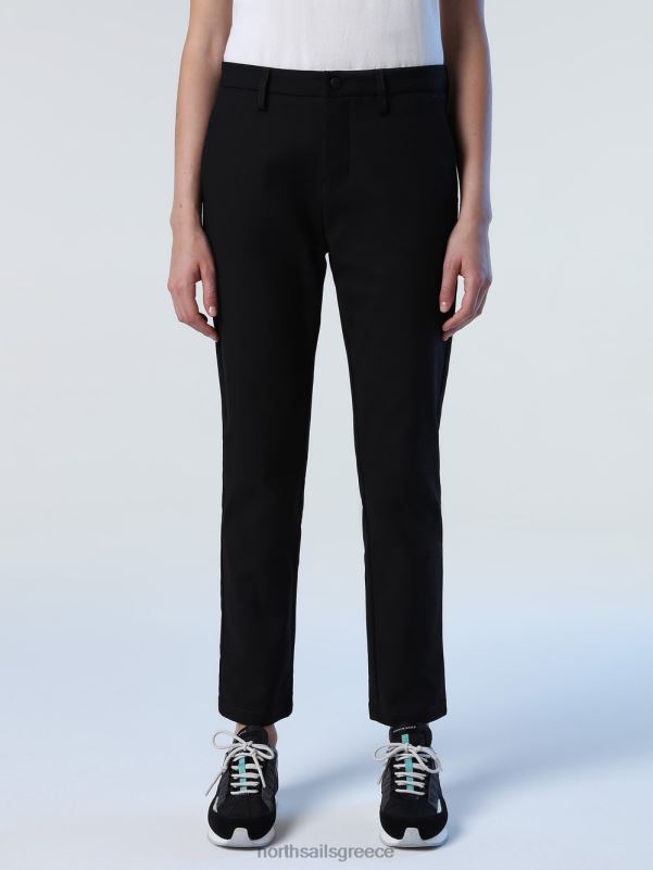 γρ North Sails γυναίκες κανονική εφαρμογή chino μαύρος NZP81433 είδη ένδυσης