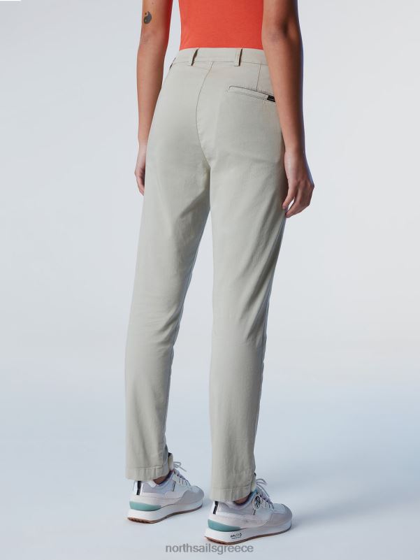 γρ North Sails γυναίκες chino από οργανικό βαμβάκι αχάτης γκρι NZP8615 είδη ένδυσης