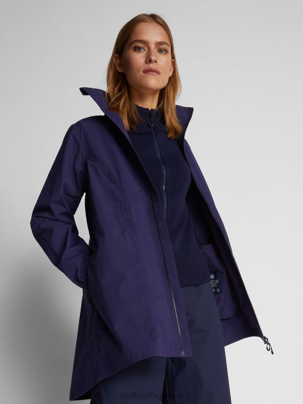 γρ North Sails γυναίκες ζακέτα με ψηλό λαιμό μεσάνυχτα μπλε NZP81476 είδη ένδυσης