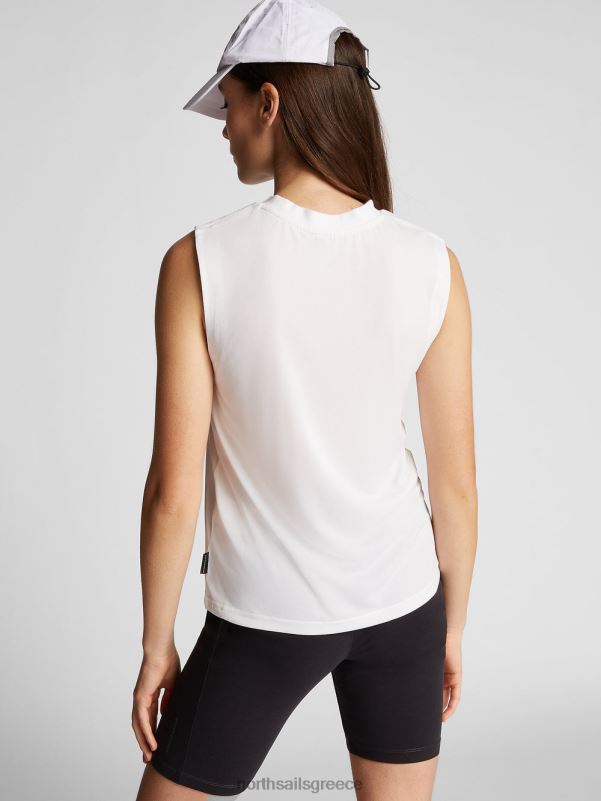 γρ North Sails γυναίκες καπάκι δεξαμενής από κέλυφος στρειδιού άσπρο NZP81470 είδη ένδυσης