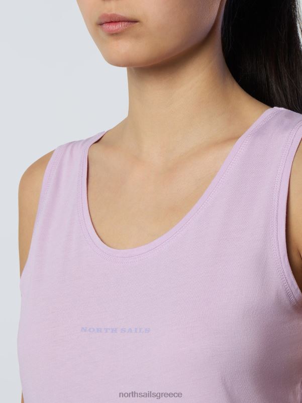 γρ North Sails γυναίκες μπαμπού φανελάκι λιλά άνθιση NZP8562 είδη ένδυσης