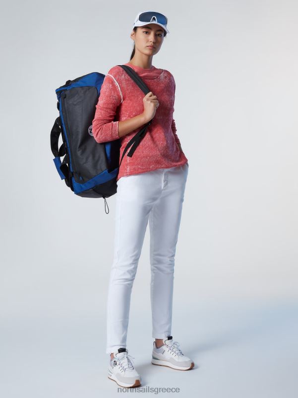 γρ North Sails γυναίκες λινό μπλουζάκι με λαιμόκοψη τριαντάφυλλο τσαγιού NZP8569 είδη ένδυσης