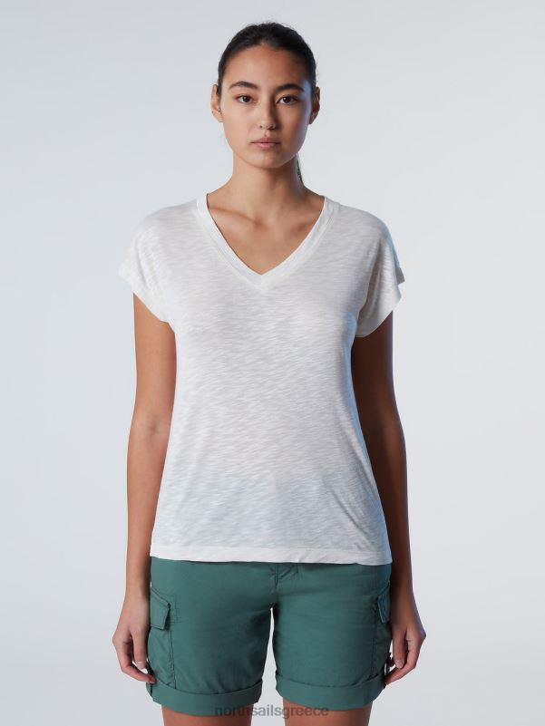 γρ North Sails γυναίκες τοπ με λαιμόκοψη κρέμα αμυγδάλου NZP8571 είδη ένδυσης