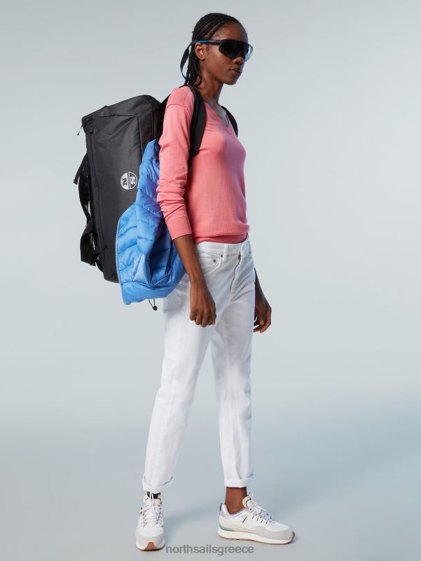 γρ North Sails γυναίκες μπλουζάκι με λαιμόκοψη κατά v τριαντάφυλλο τσαγιού NZP8566 είδη ένδυσης