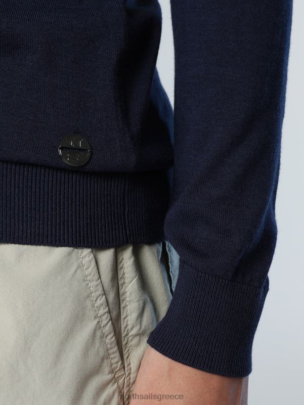 γρ North Sails γυναίκες μπλουζάκι με λαιμόκοψη κατά v ναυτικό μπλε NZP8567 είδη ένδυσης