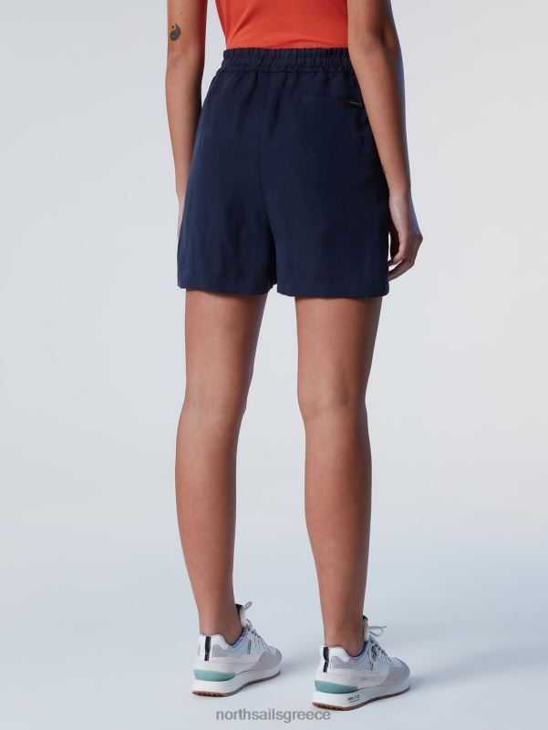 γρ North Sails γυναίκες σορτς με κορδόνια ναυτικό μπλε NZP8619 είδη ένδυσης