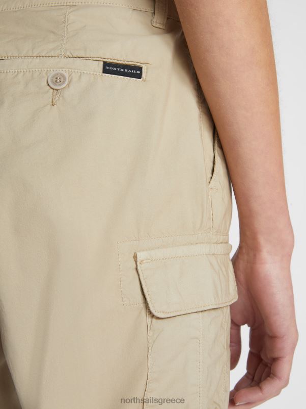 γρ North Sails γυναίκες ποπλίνα cargo σορτς μπεζ NZP81507 είδη ένδυσης