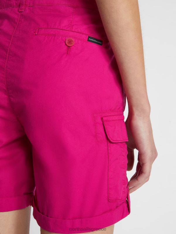 γρ North Sails γυναίκες ποπλίνα cargo σορτς ορχιδέα NZP81508 είδη ένδυσης