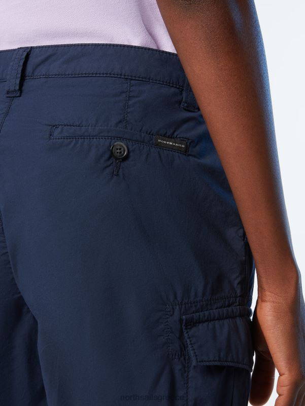 γρ North Sails γυναίκες σορτς cargo από οργανικό βαμβάκι ναυτικό μπλε NZP8625 είδη ένδυσης