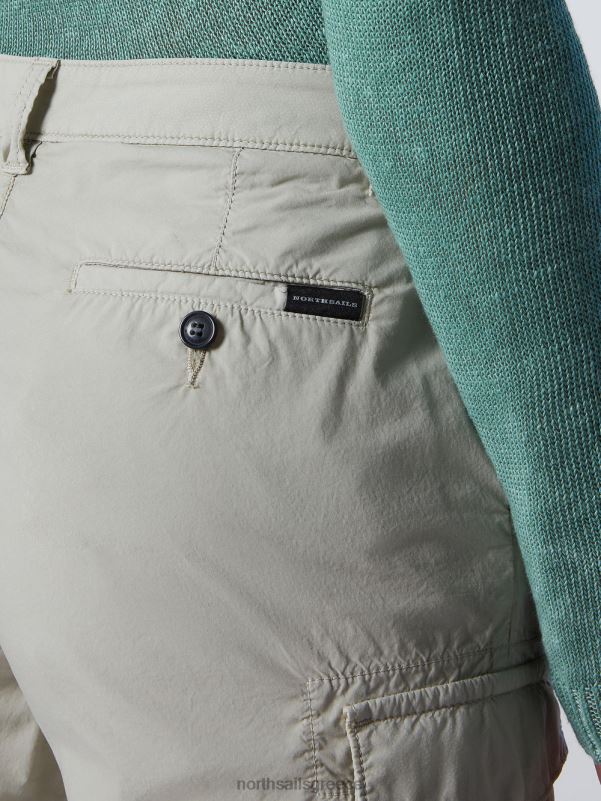 γρ North Sails γυναίκες σορτς cargo από οργανικό βαμβάκι αχάτης γκρι NZP8627 είδη ένδυσης