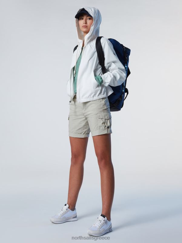 γρ North Sails γυναίκες σορτς cargo από οργανικό βαμβάκι αχάτης γκρι NZP8627 είδη ένδυσης
