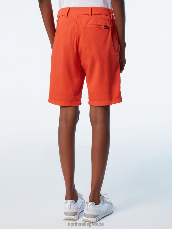 γρ North Sails γυναίκες σορτς chino από οργανικό βαμβάκι πάπρικα NZP8621 είδη ένδυσης