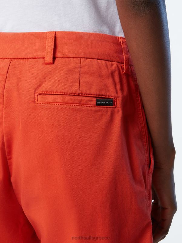 γρ North Sails γυναίκες σορτς chino από οργανικό βαμβάκι πάπρικα NZP8621 είδη ένδυσης
