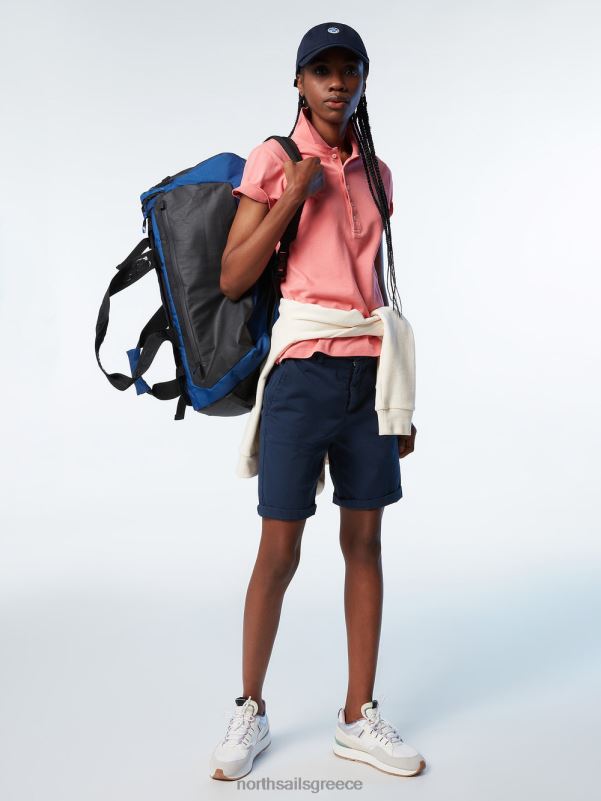 γρ North Sails γυναίκες σορτς chino από οργανικό βαμβάκι ναυτικό μπλε NZP8622 είδη ένδυσης