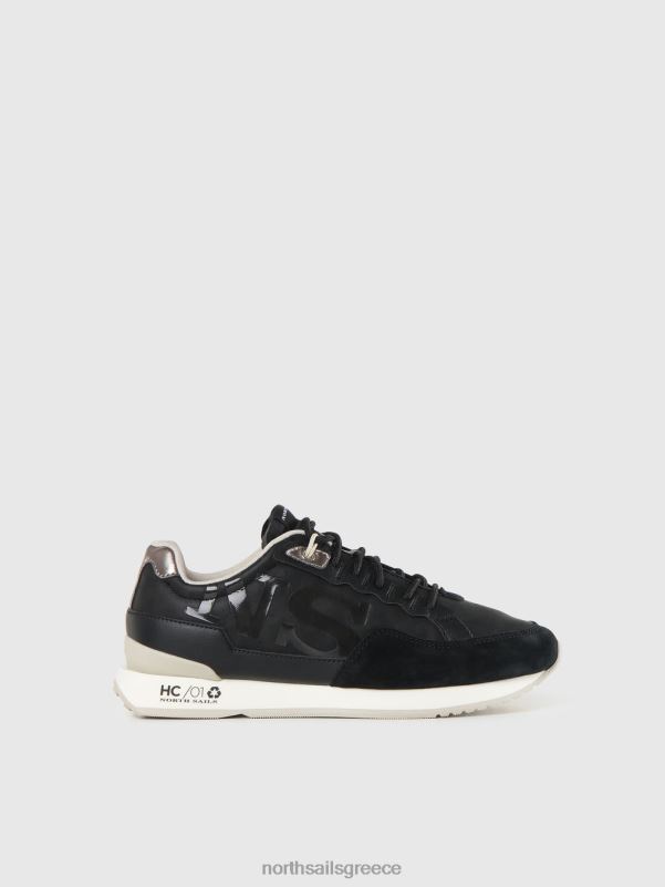 γρ North Sails γυναίκες αθλητικά παπούτσια με λογότυπο μαύρος NZP81351 είδη υπόδησης